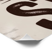 Poster Chaque coupe raconte une histoire - L'art rustique (Coin)