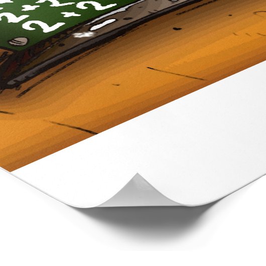 Poster Chaque échec est une étape vers le succès (Coin)