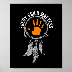 Poster Chaque enfant compte Orange Day