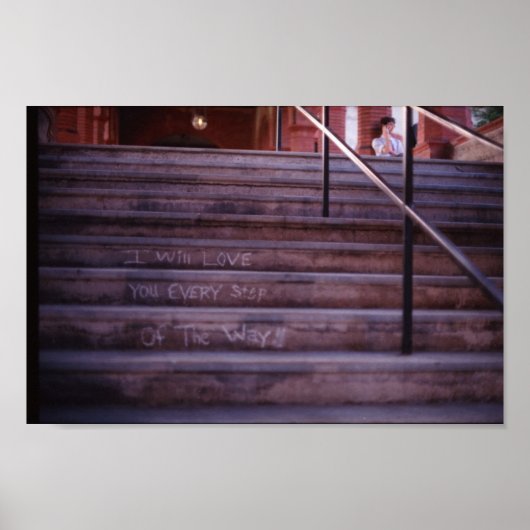 Poster Chaque étape du chemin (Devant)