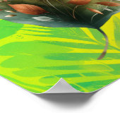 Poster Chaque Feuille Parle Bliss Verdure Foliage Paysage (Coin)