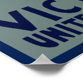 Poster Chaque Fille Tirant Pour La Victoire (Coin)