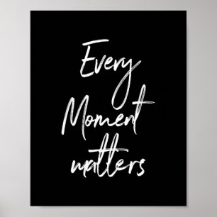 Poster Chaque instant importe