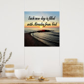 POSTER CHAQUE JOUR EST DES MIRACLES DE DIEU (Cuisine)