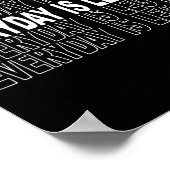 Poster Chaque Jour Est Jour De La Jambe - Funny Weighter  (Coin)