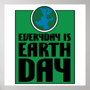 Poster Chaque jour est jour de la terre