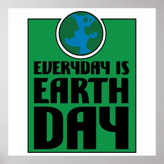 Poster Chaque jour est Jour des terres (Devant)