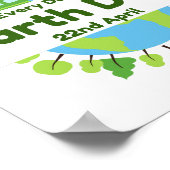 Poster Chaque Jour Est Jour des terres | JOUR DES TERRES (Coin)