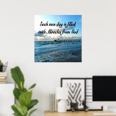 POSTER CHAQUE JOUR EST UN MIRACLE DE DIEU (Bureau à domicile)