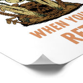 POSTER CHAQUE JOUR EST UN WEEK-END RETRAITÉ (Coin)