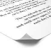 POSTER CHAQUE JOUR JE MEURS UN PEU PLUS (Coin)