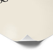 Poster Chaque jour n'est pas forcément bon - beige (Coin)