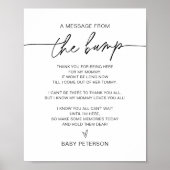 Poster CHAQUE LEIGH Un Message Du Signe Bump (Devant)