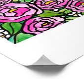 Poster "Chaque matin est un jour nouveau" Ruban rose Ekle (Coin)