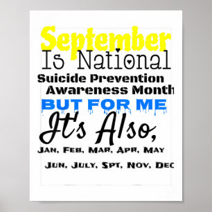 Poster Chaque Mois Est Le Mois De La Prévention Du Suicid