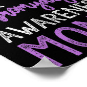 Poster Chaque mois est le mois de sensibilisation à la fi (Coin)