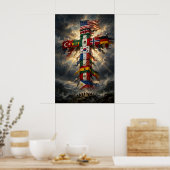Poster Chaque Nation — L'affiche du Monument (Cuisine)