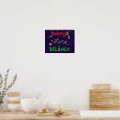 Poster Chaque pièce appartient à Noël (Cuisine)