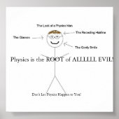 Poster Chaque professeur de physique (Devant)