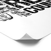 Poster Chaque répétition compte Haltérophile Culturisme B (Coin)