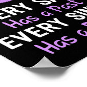 Poster Chaque Saint A Un Passé Chaque Sinner A Un Avenir (Coin)