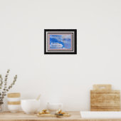 Poster Chaque tempête un arc-en-ciel - art imprimé (Cuisine)
