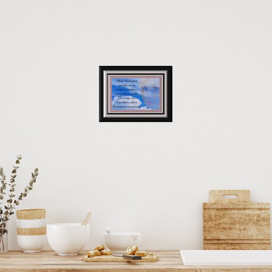 Poster Chaque tempête un arc-en-ciel - art imprimé (Cuisine)