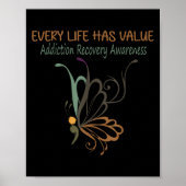 Poster Chaque Vie A Valeur Semicolon La Récupération De L (Devant)