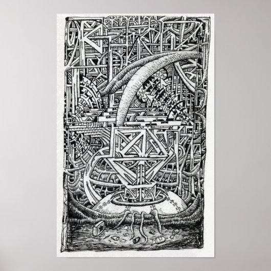 Poster Char Tank par Brian Benson (Devant)