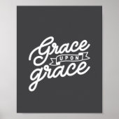Poster Charbon chrétien Grâce sur grâce (Devant)