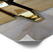 Poster Charbon léger dans le panier en laiton (Coin)