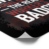 Poster Charbon Miner Mines souterraines Casquette dur Foo (Coin)