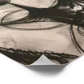 Poster charcoal drawing (Coin)