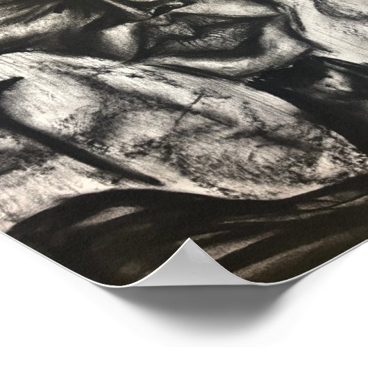 Poster charcoal portrait poc (Coin)