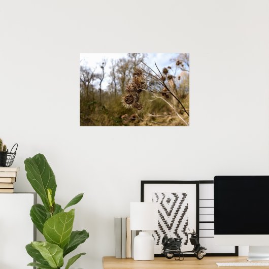 Poster Chardon (Bureau à domicile)