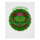 Poster Chardon celtique écossais Baxter (Devant)