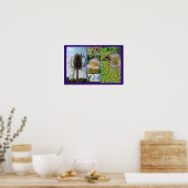Poster Chardon de leville - Dipsacus fullonum (Cuisine)