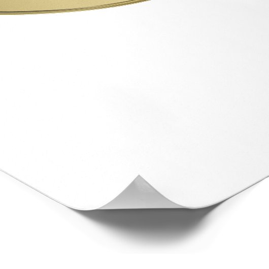 Poster Chardon d'emblème écossais (Coin)