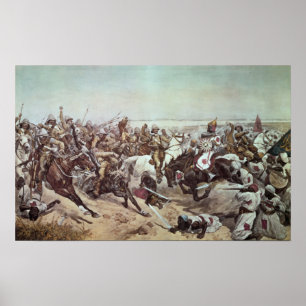 Poster Charge de 21ème Lancers à Omdurman 2