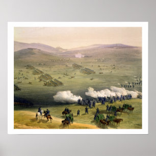 Poster Charge de la brigade de cavalerie légère, le 25