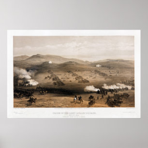 Poster Charge de la brigade de cavalerie légère par Simps