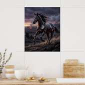 Poster Charge de Tempête du Cheval d'Obsidienne (Cuisine)