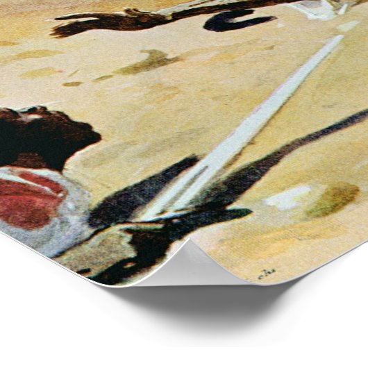 Poster Charge des 21e Lancers à Omdurman (Coin)