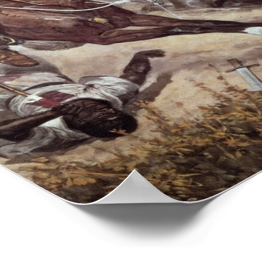 Poster Charge des 21e Lancers à Omdurman 2 (Coin)