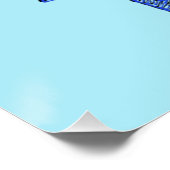 Poster Chargement bébé garçon - Huitième mois (Coin)