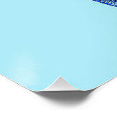 Poster Chargement bébé garçon - Neuvième mois (Coin)