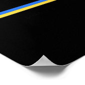 Poster Chargement de la victoire Drapeau ukrainien de lib (Coin)