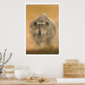 Poster Chargement Rhino - Pastels (Cuisine)