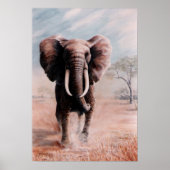 Poster Charger Elephant (Devant)