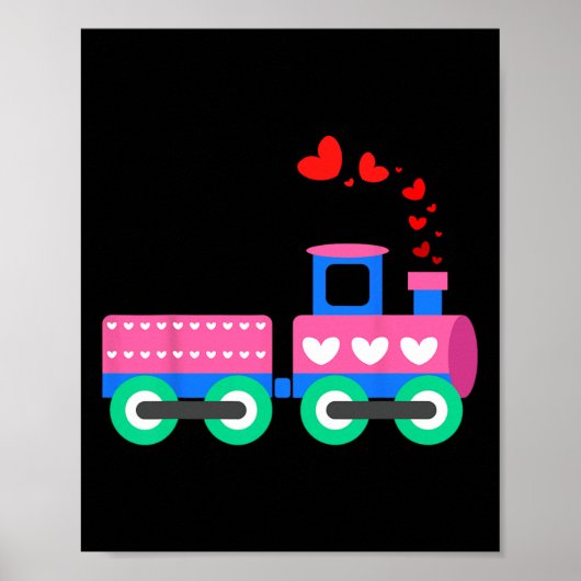 Poster Charges D'Amour Train Saint-Valentin - Train Opéra (Devant)